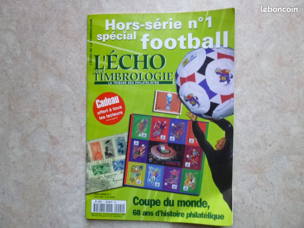 Revue "l'Echos de la Timbrologie" hors série spécial foot (image 1)