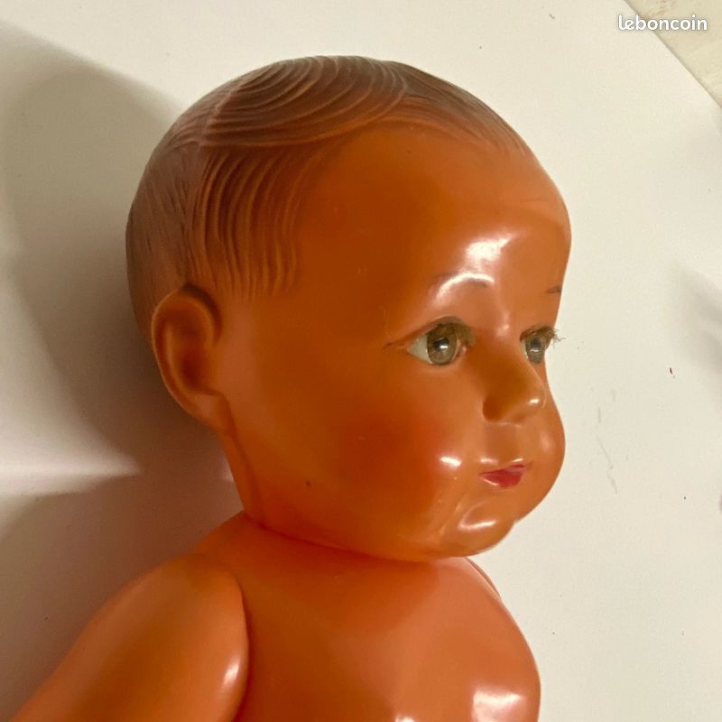 Baigneur Baby CONVERT celluloïd taille 40 marqué du moulin, 1950's