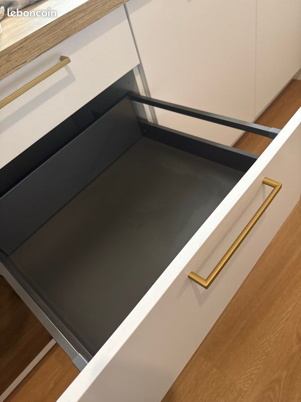 Meubles bas 60cm 1tiroire + 2 casseroliers (image 3)
