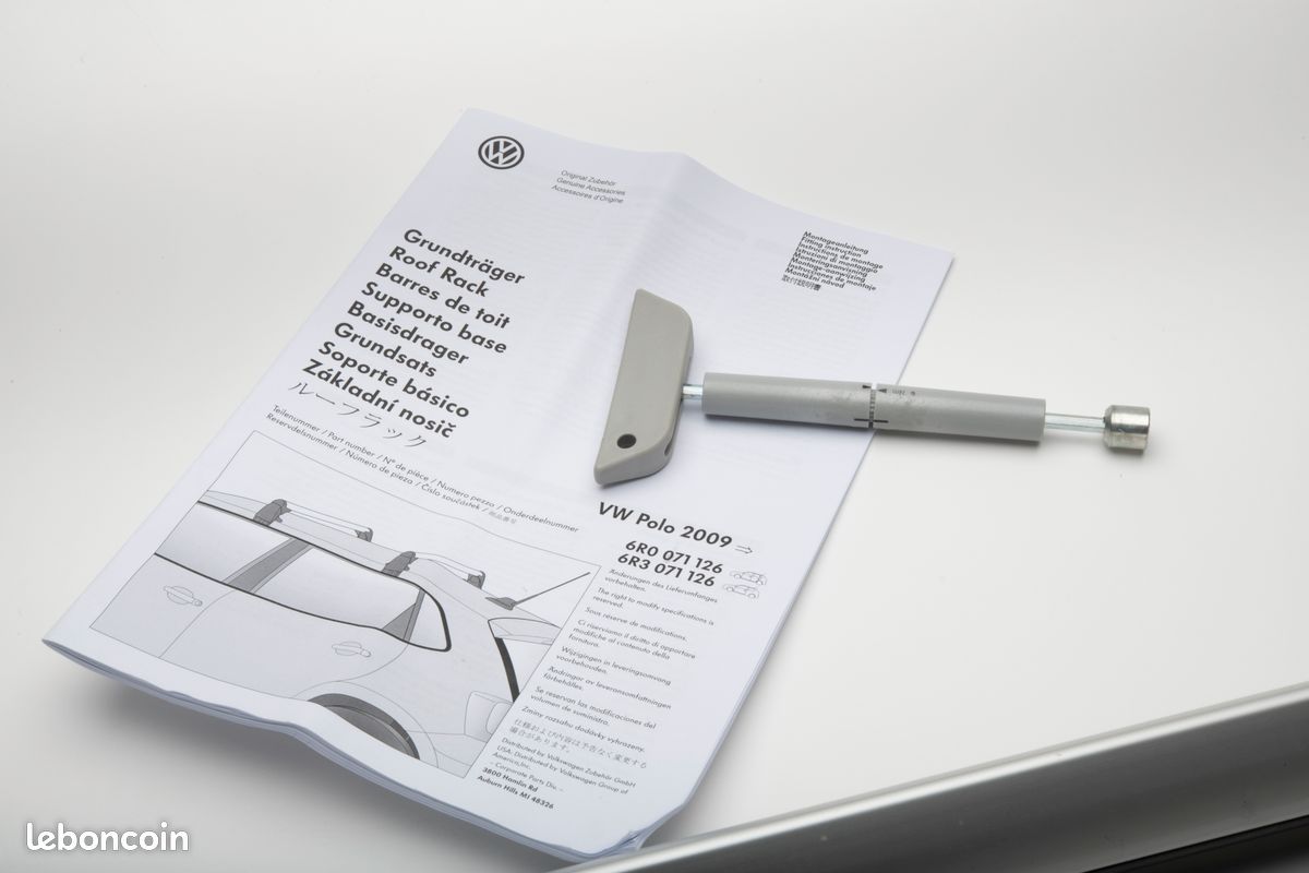 Barres de toit Volkswagen Polo 2009 - 2017 (image 1)