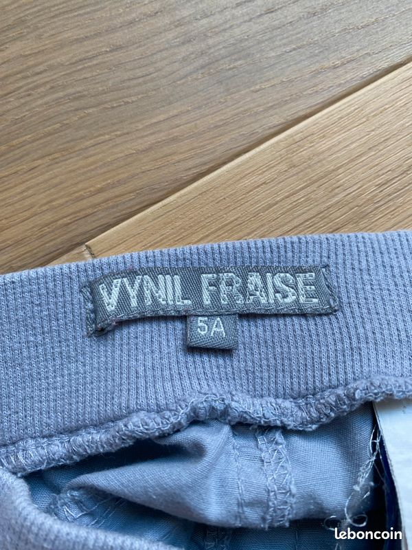 Pantalon gris clair – fille 5 ans (image 3)