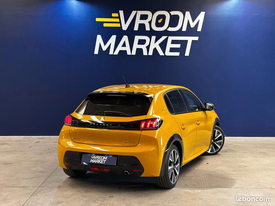 PEUGEOT 208 1.5 D 102ch GT-Line - 2020 - 86 000 km - carPlay - caméra de recul (image 3)