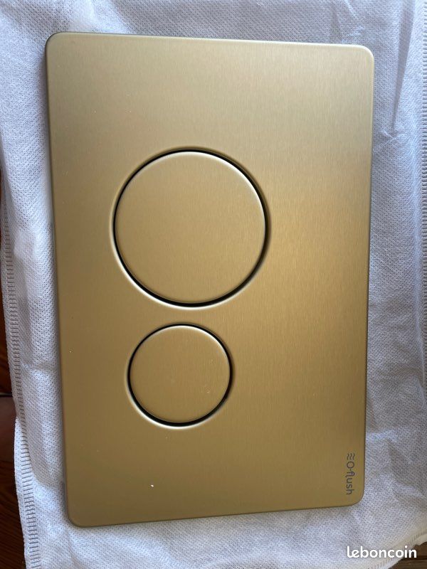 Plaque de commande O-flush dorée (image 3)