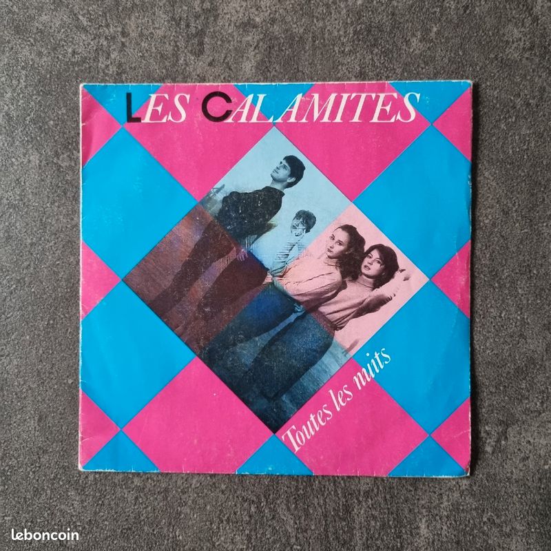 Les Calamités toutes les nuits Vinyle 45T Bon état (image 1)