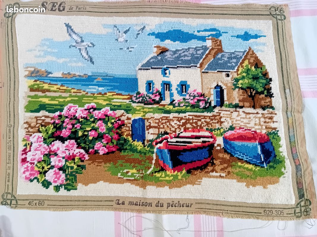 Canevas Maison Bretonne (image 1)
