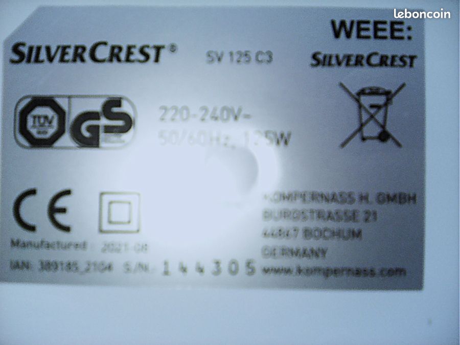 Appareil de mise sous vide & rouleaux SilverCrest (image 12)