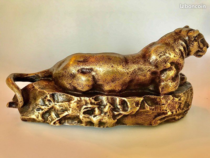 Barye Panthere de Tunis bronze (image 2)