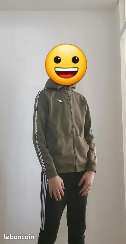 Veste nike kaki 14ans-15ans (image 1)