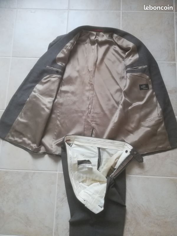 Vet – Costume 2 pièces marron-gris, Gian Alberto (image 2)
