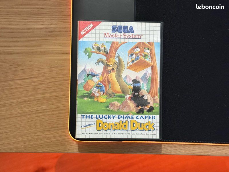 Soldier Of Fortune Dreamcast Jeu SEGA MASTER SYSTEM - The Lucky Dime Caper Starring Donald Duck - Bon état Complet Jeu Vidéo Vintage Bon état