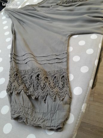 Robe Boule Gris Anthracite Patrice Bréal Taille 40 - Occasion Très Bon état