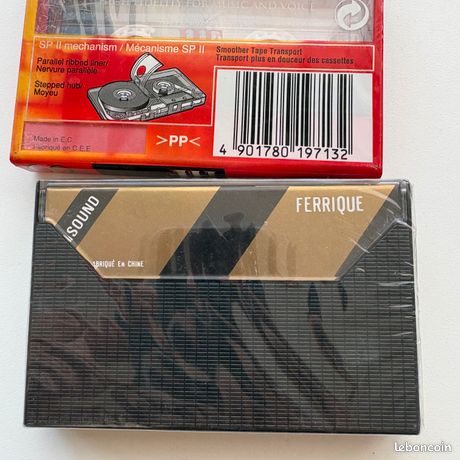 Lot de 3 cassettes vierges pour lecteur de cassettes standard vides 60