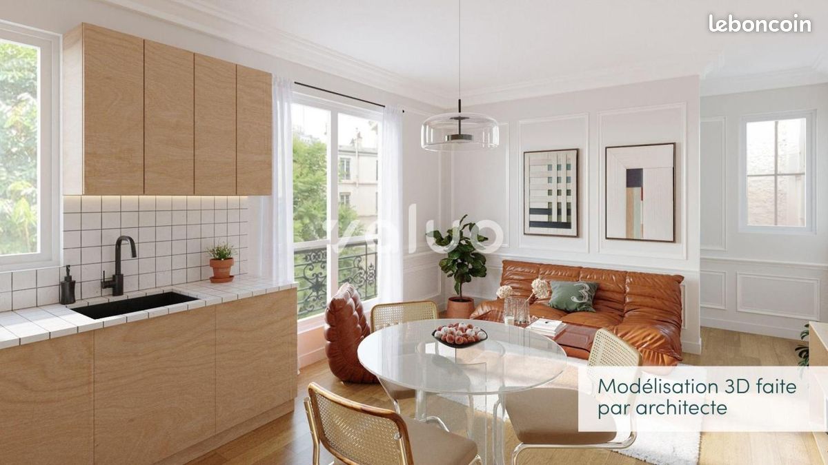 Appartement 2 pièces 44 m² · à Paris · 44 m² · 430 000 €