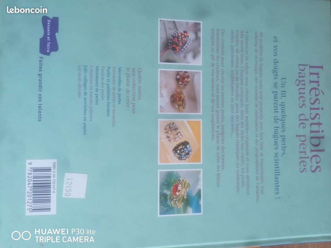 Livre pour fabrication de bagues en perles (image 3)