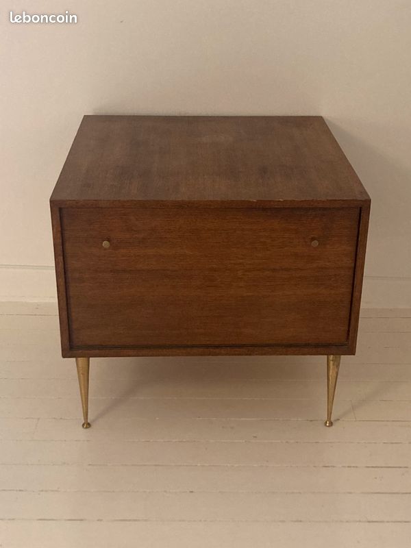 Mid-century Commode Design Vintage Bois Scandinave (Bar) (image 1)