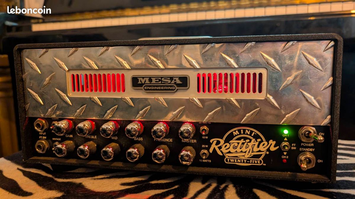 Mesa Boogie Mini Rectifier 25 – tête d’ampli guitare tout lampes (image 2)