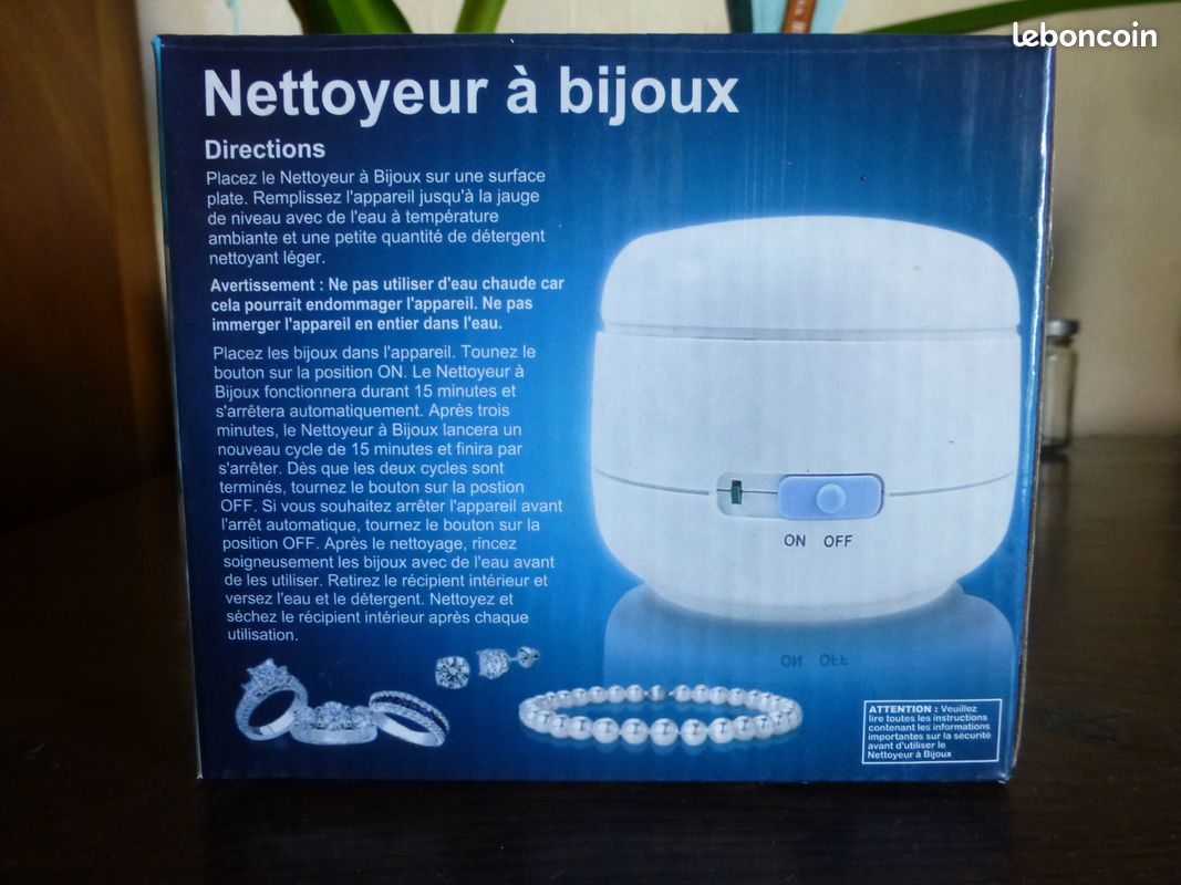 Appareil de nettoyage de bijoux (image 1)
