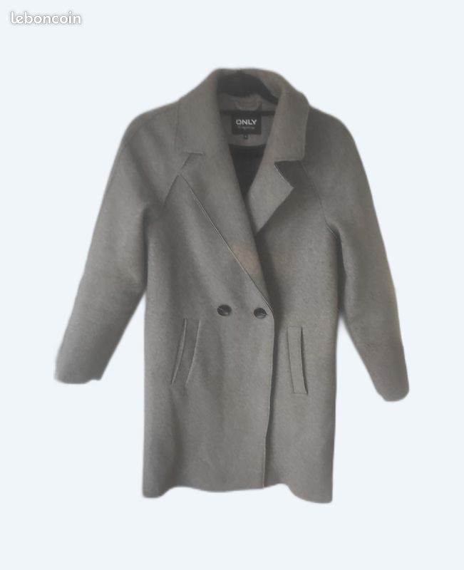 Veste Only longue avec poches très bon état T 36 Vêtements