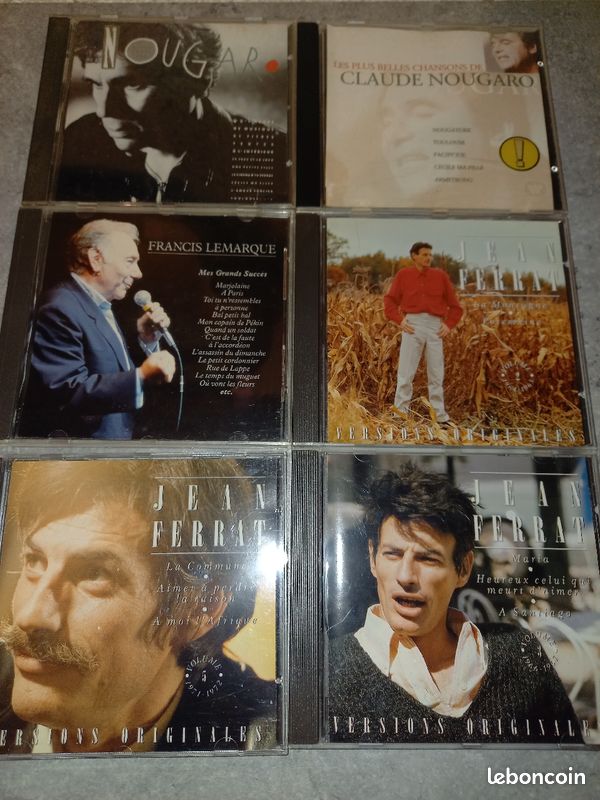 6 cd ( Nougaro et autres...) (image 1)