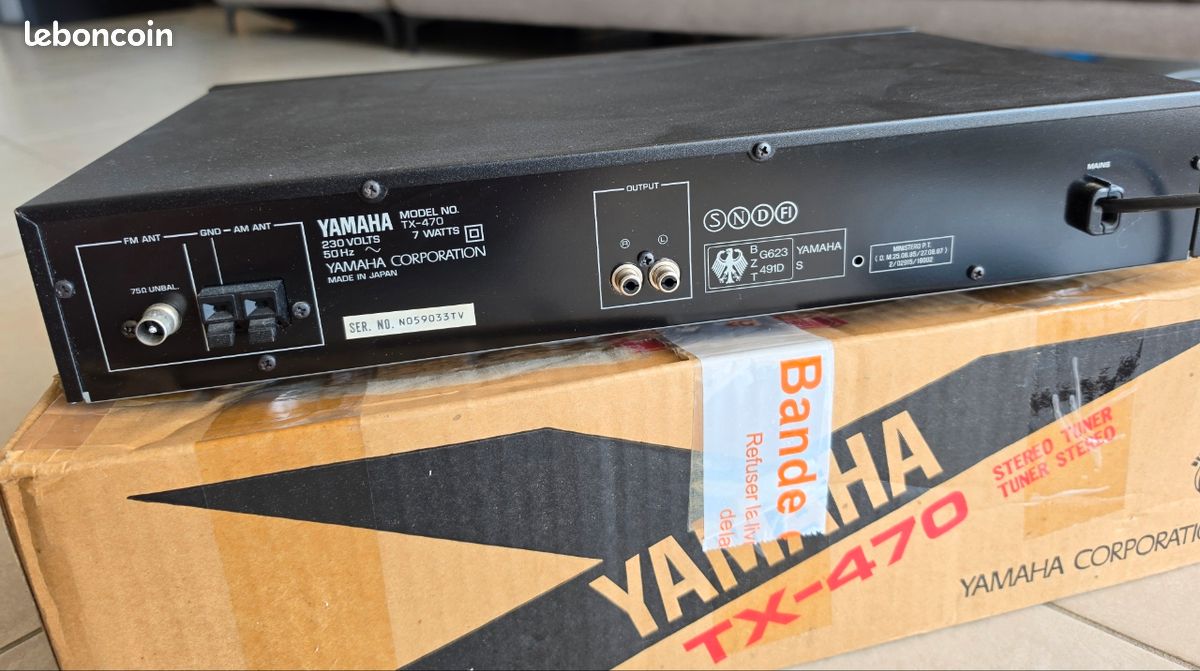 Tuner Vintage yamaha tx 470 AM FM (image 6)