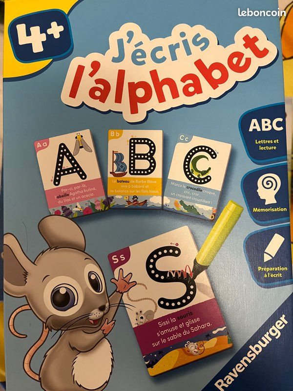 Jeu Nathan J’écris l’alphabet (image 1)