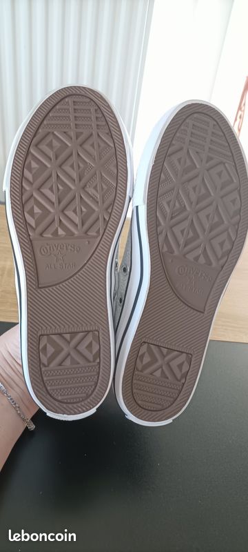 Converse all star basket argentée fille 34 neuve (image 7)