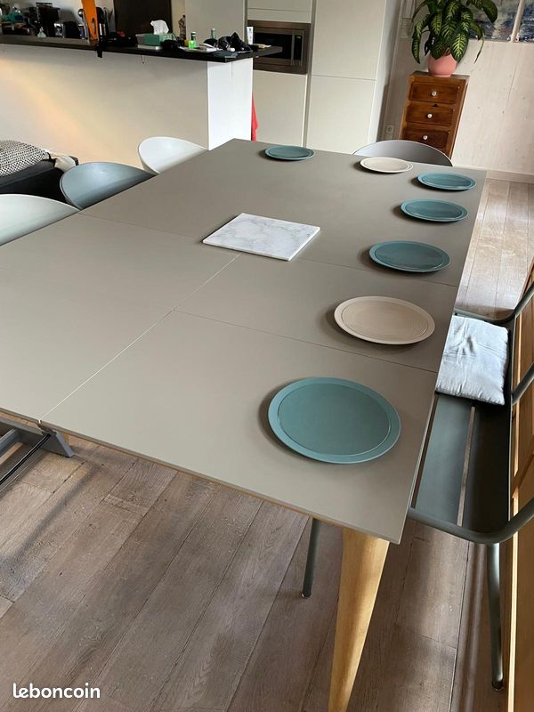 Table Opera Imperial Line 140x140cm + rallonges (image 4)