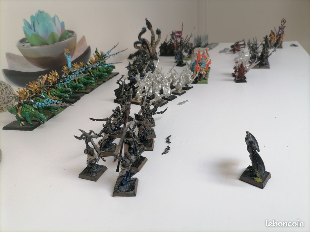 WARHAMMER FANTASY ANNÉES 1990 elfes noirs armée modèles classiques EUR