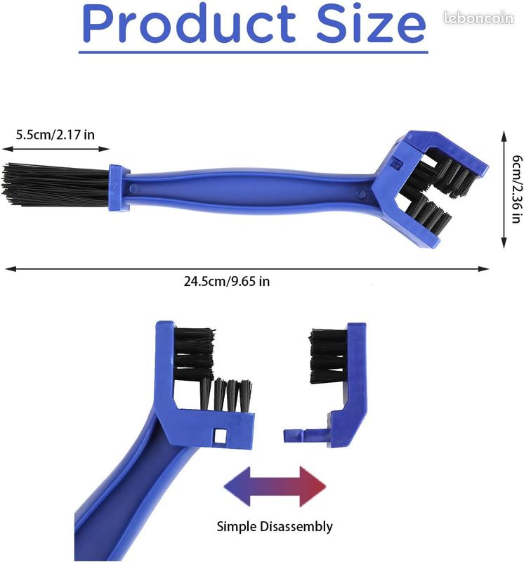 Brosse Chaine Moto,Double Extrémité Nettoyant Chaine Moto Chaine Velobrosse Nettoyage Motobrosse Nettoyage Chaine Motonettoyant Chainebrosse A Chaine Pour Velos Et Motos 91995085