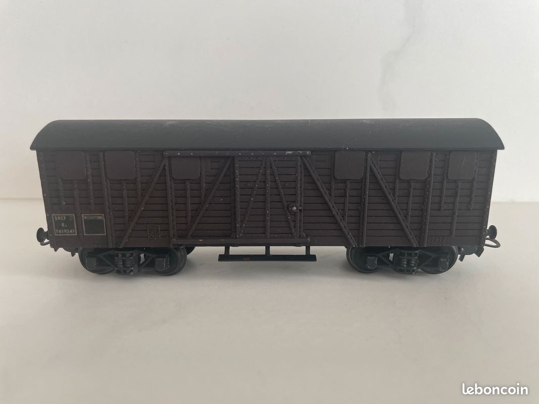 SMCF HO – Wagon de Marchandises – SNCF KY 7419347 – Marron / Zamac (image 2)