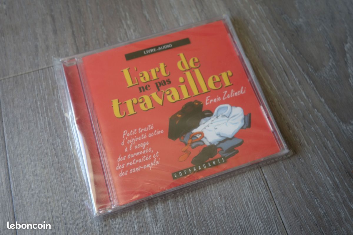 Pour jeunes retraités : Livre audio neuf "L'art De Ne Pas Travailler" de Ernie Zelinski (image 2)