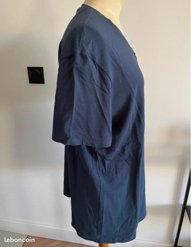 T-shirt homme bleu marine T-XL neuf (image 2)