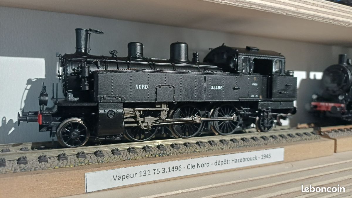 Locomotive Vapeur REE 231 D 181 – Échelle Réelle? DCC Sound, Fumée Pulsée, Châssis Métal