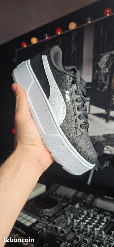 Puma basket femme paillettes Chaussures