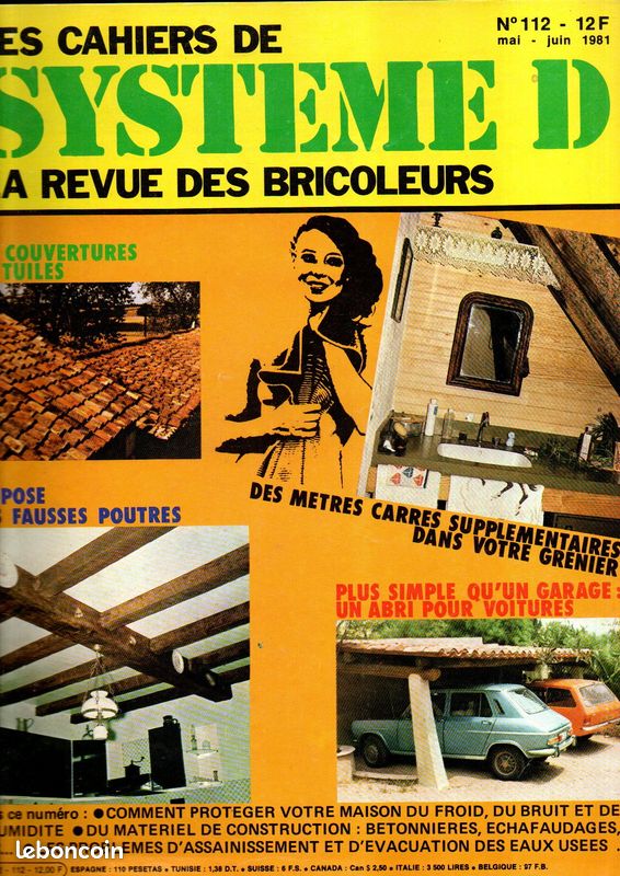 Lot de 23 revues cahiers de système D et système D (image 14)