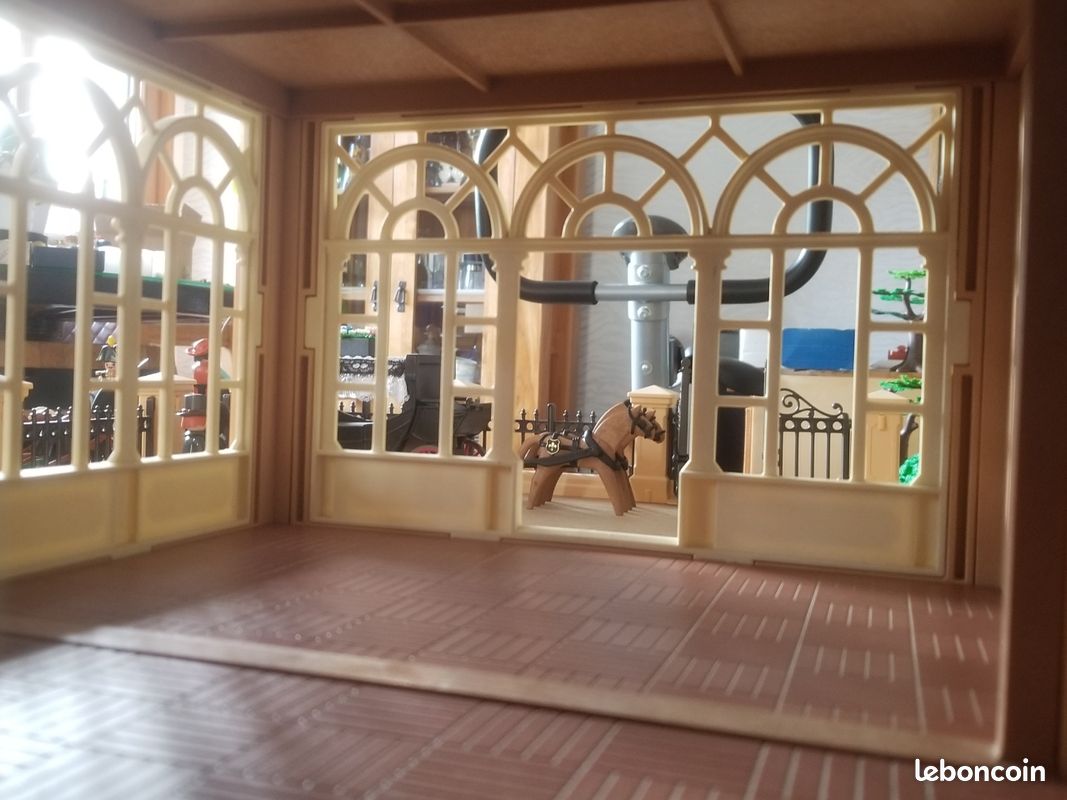 Maison playmobil belle époque 1900 avec étage supplémentaire ref 5300 et 7411 (image 5)
