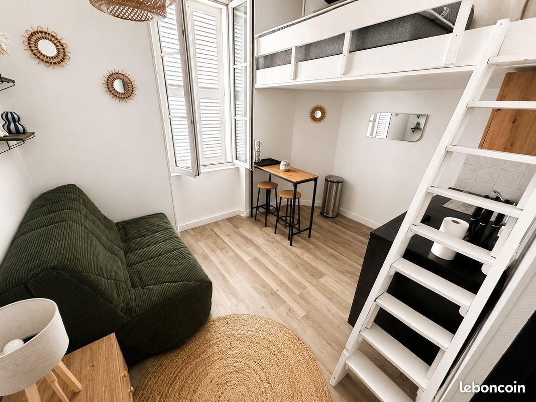 Appartement 1 pièce 15 m² · à La Rochelle · 14,7 m² · 650 €/mois
