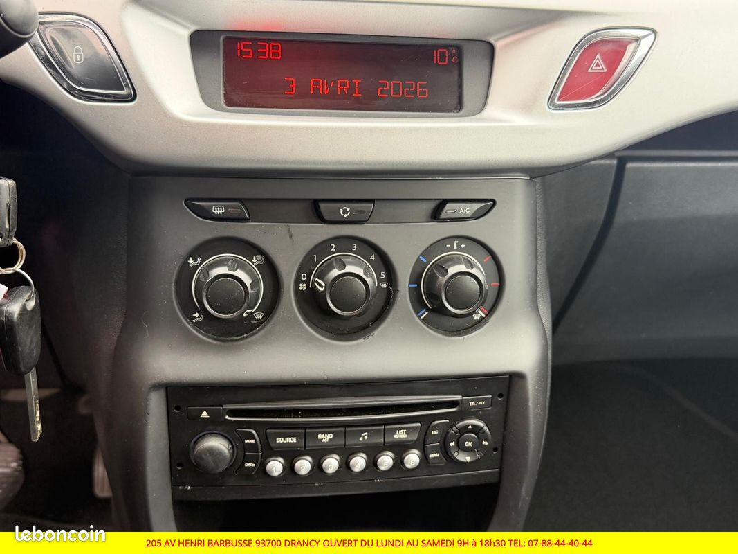 CITROEN C3 C3 e-HDi 70 Airdream BOITE AUTOMATIQUE Confort BMP (image 12)