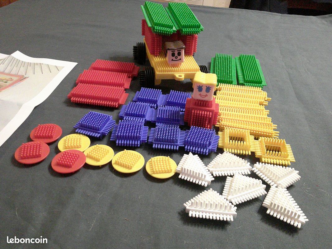 Lot de 45 pièces Clipo Playskool vintage (image 2)