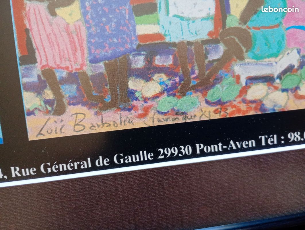 Deux affiches encadrées de Loïc Barbotin (image 2)