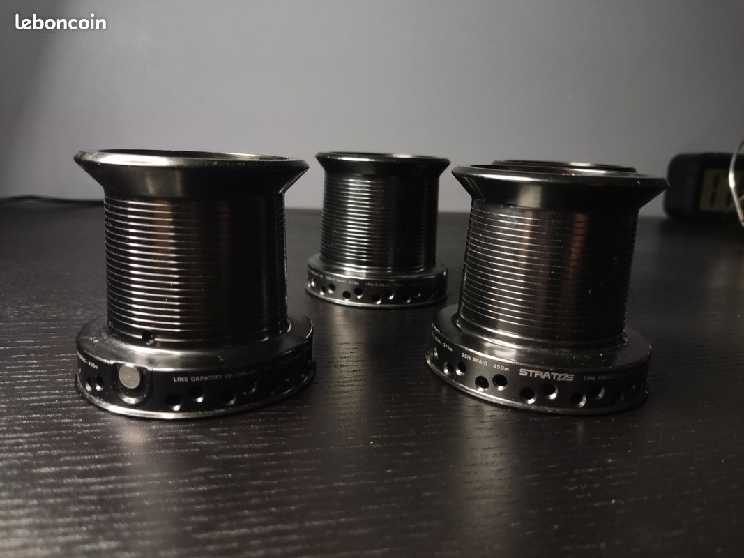 Bobine Deep Spare Fox 12000 XC Standard Spare Deep - Bobine De Rechange Pour Moulinet à Carpe - Capacité 0,35 Mm/515 M Ou 0,40 Mm/420 M Fox Carpe