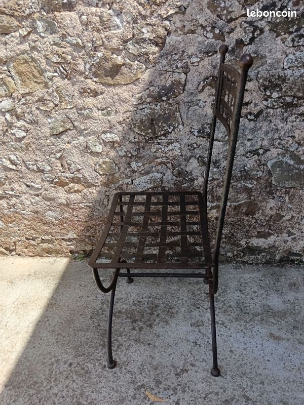 Chaises fer forgé (image 7)