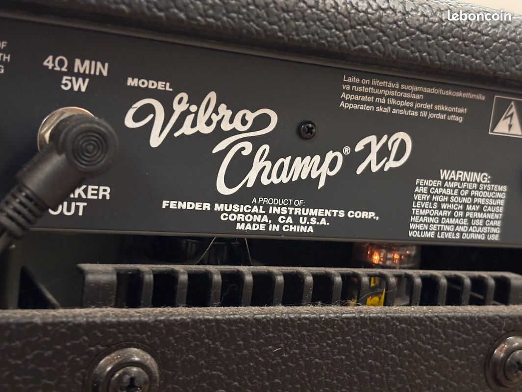 Ampli lampes Fender Vibrochamp XD (image 5)