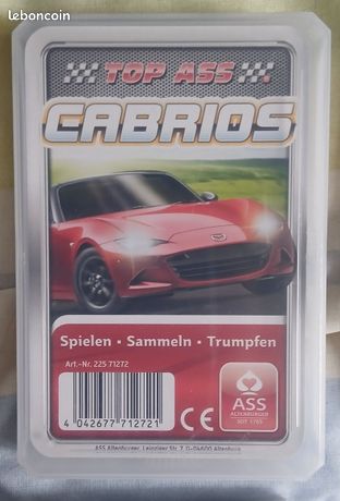 Lot De 6 Jeux Top ASS – Turbo Autos Motos – Années 80 – Avec Fiches Techniques