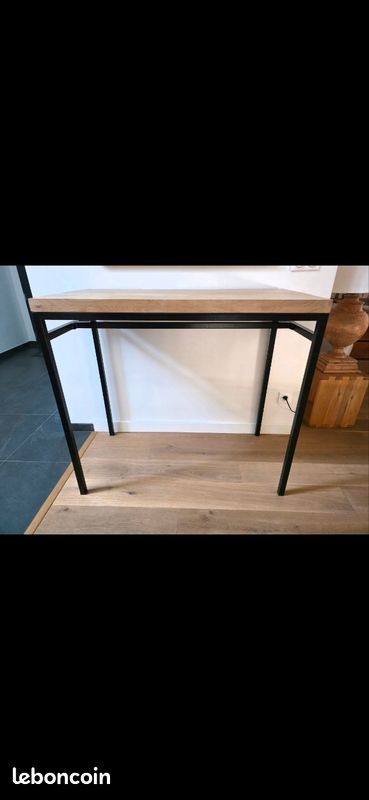 Table haute de bar manguier massif (image 5)