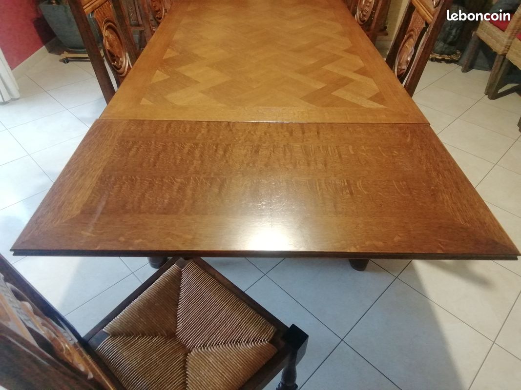 Table et 6 chaises style Breton (Pont Aven) (image 6)