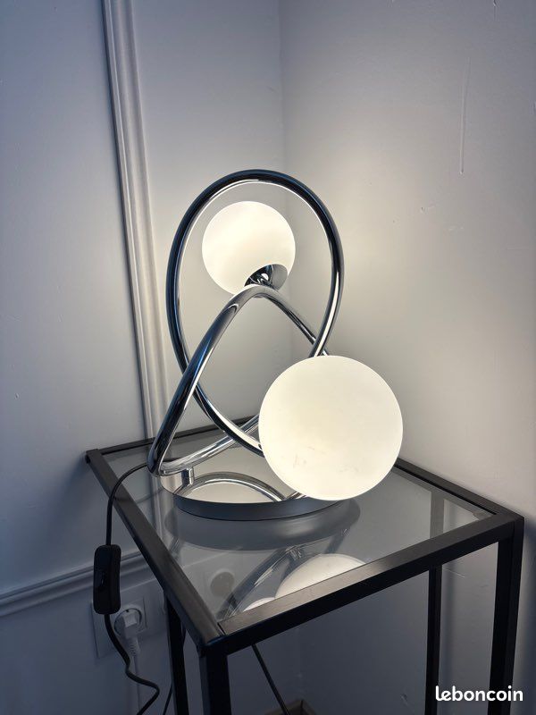 Petite Lampe D'appoint En Métal – Lampe De Chevet Minimaliste – Marque Générique