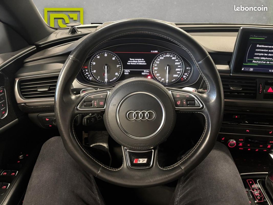 AUDI A7 SPORTBACK S7 Sportback Quattro 4.0 V8 TFSI - S-tronic S7 ( Garantie 12 mois ) (image 17)
