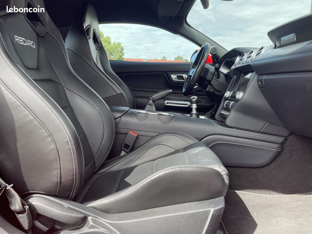 Ford mustang 5.0 v8 450 ch fastback coupe gt ph 2 recaro-fr-garantie 12 mois- (image 37)
