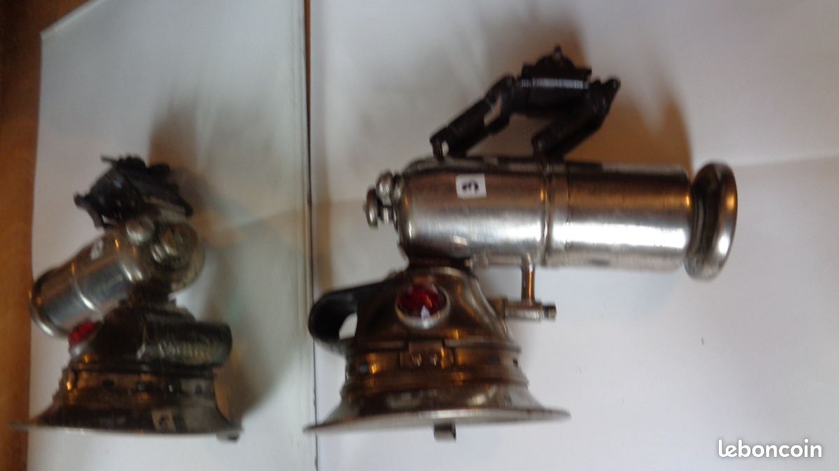 Luxor Phare Avant a Carbure Acetylene Velo Ancien Lanterne Bicycle